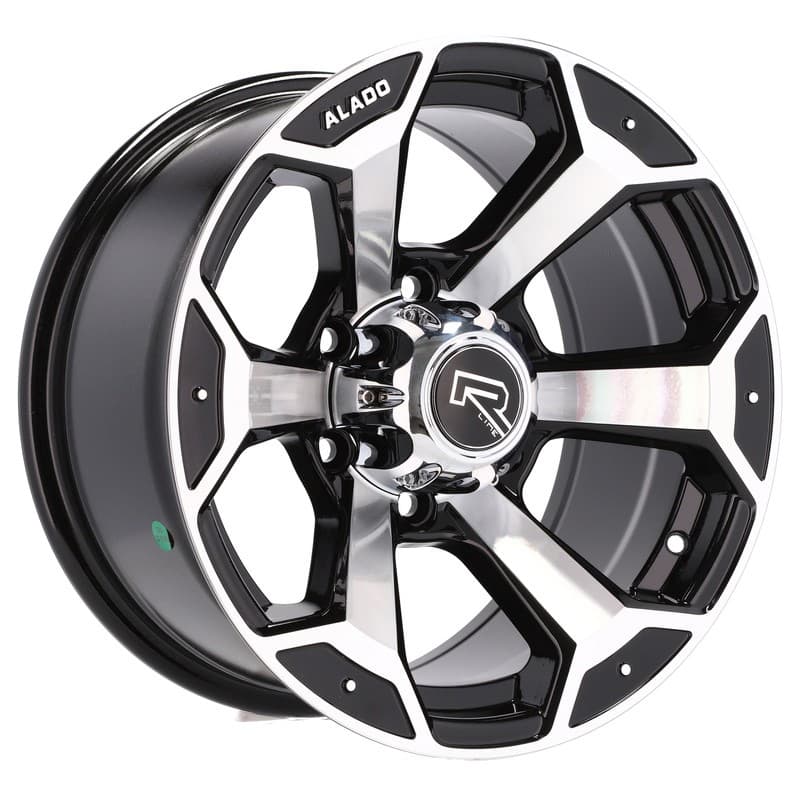 4 jantes 10.0 15 6x139.7 noir brillant