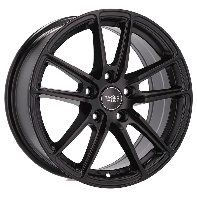 4 jantes 7.0 16 5x100 noir mat