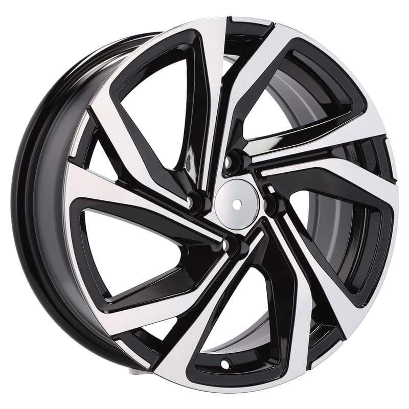 4 jantes 6.0 15 5x100 noir brillant