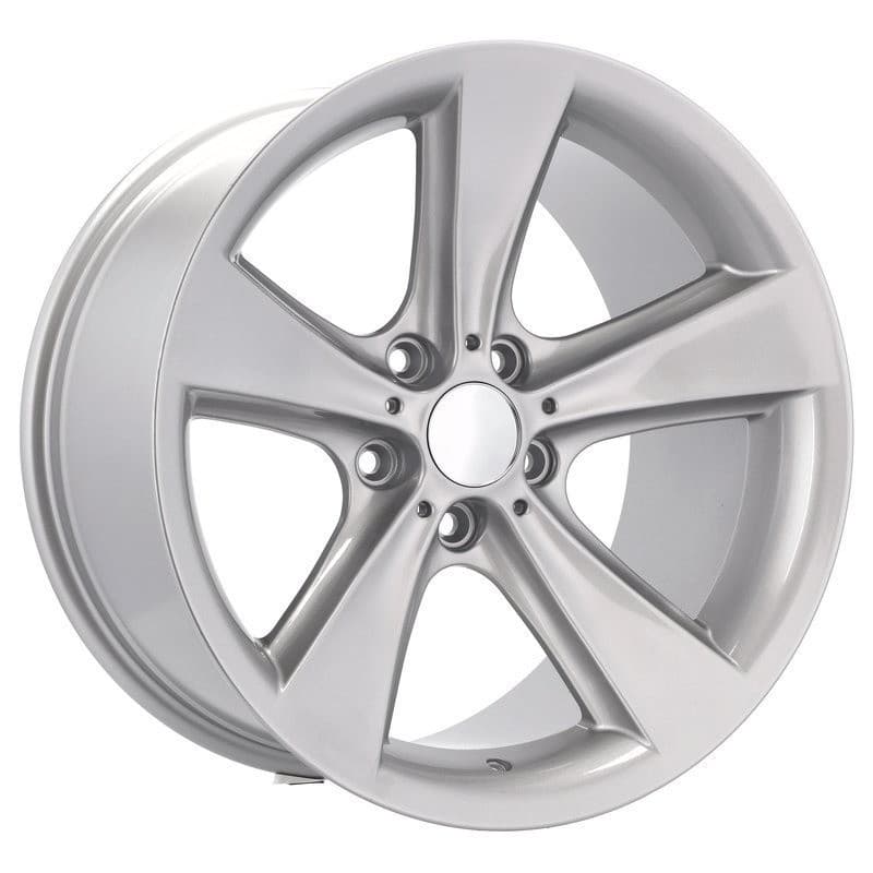 4 jantes 8.0 17 5x120 argent brillant