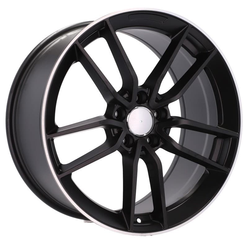 4 jantes 8.0 19 5x112 design mercedes noir mat