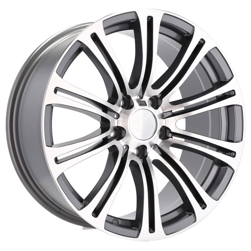 4 jantes 7.5 17 5x120 design bmw gris brillant