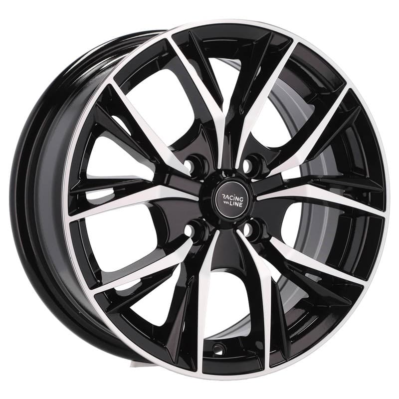 4 jantes 6.0 14 4x100 noir brillant