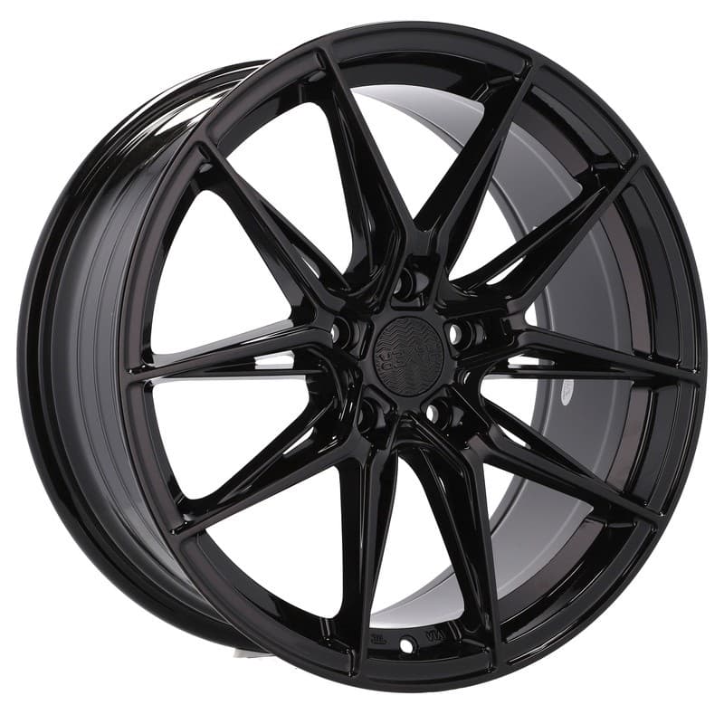 4 jantes 8.0 18 5x127 noir brillant