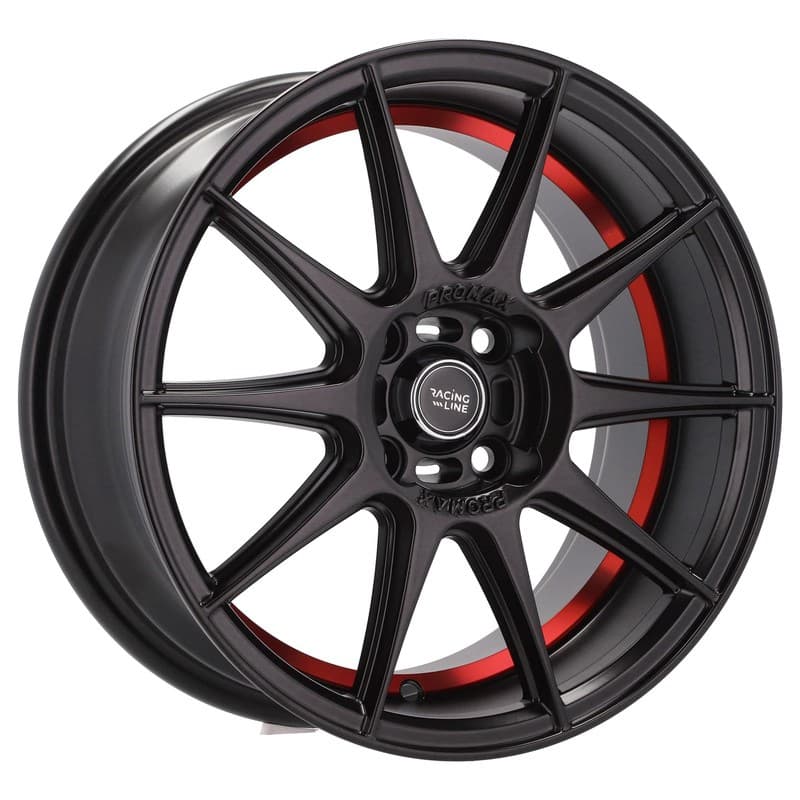 4 jantes 7.0 15 4x100 noir mat