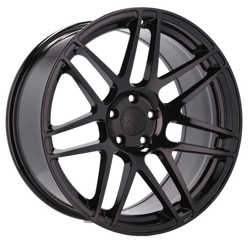 4 jantes 10.0 19 5x120 noir brillant