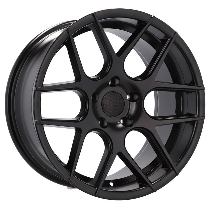 4 jantes 9.0 17 5x120 noir mat