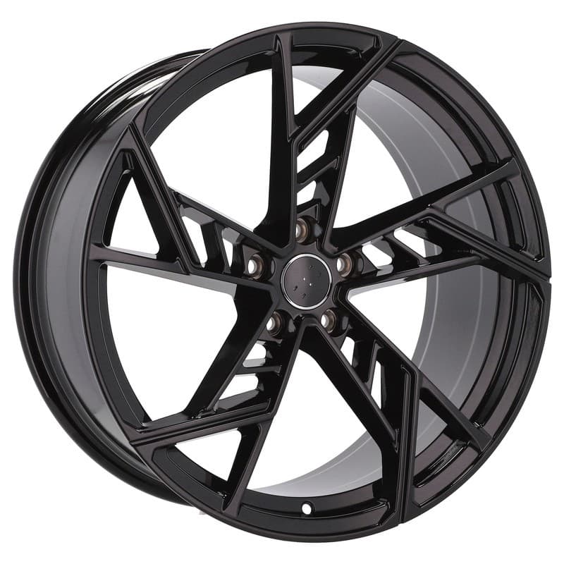 4 jantes 10.0 22 5x112 design audi noir brillant