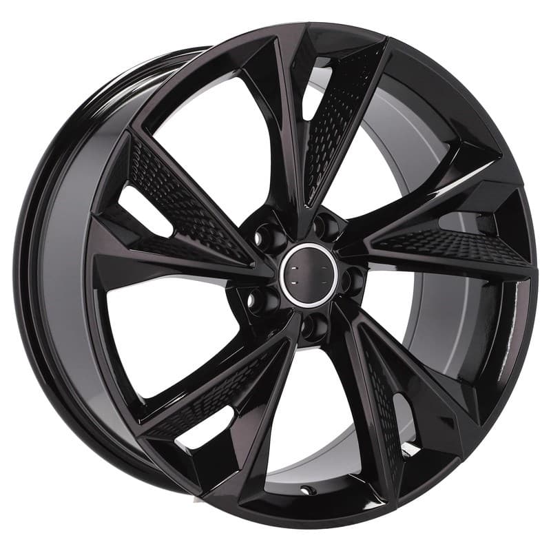 4 jantes 9.0 20 5x112 design audi noir brillant