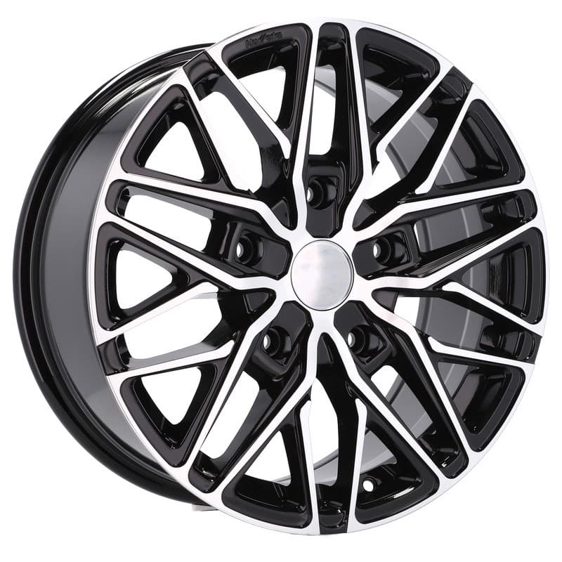 4 jantes 8.0 18 5x160 design ford noir brillant