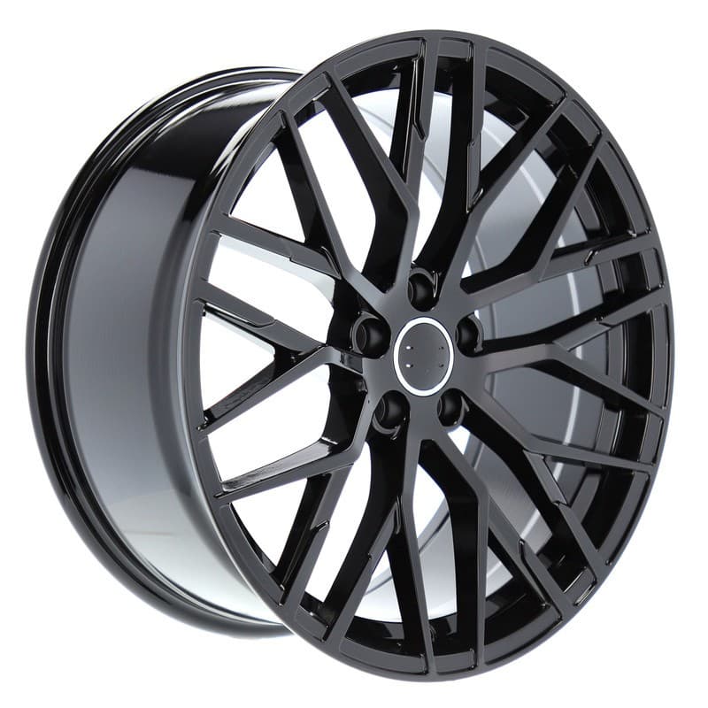 4 jantes 8.5 19 5x112 design audi noir brillant