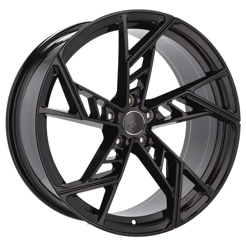 4 jantes 9.0 20 5x112 design audi noir brillant