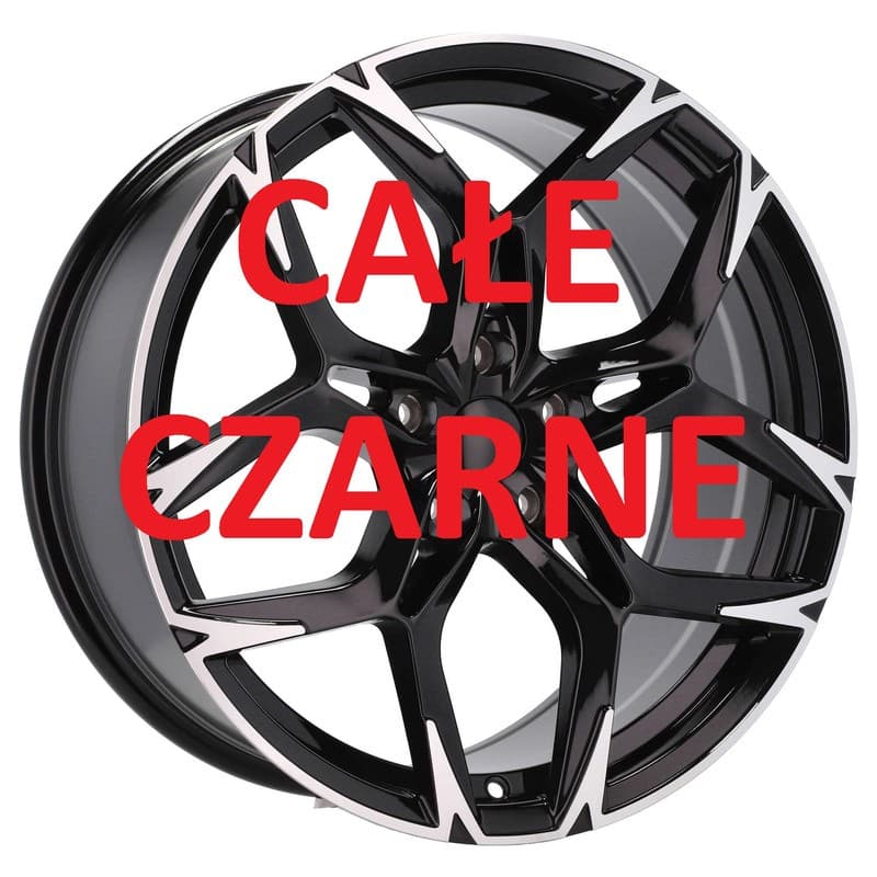 4 jantes 8.0 18 5x112 design cupra noir brillant