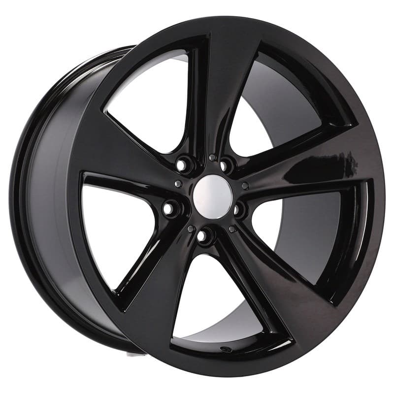 4 jantes 9.5 18 5x120 design bmw noir brillant