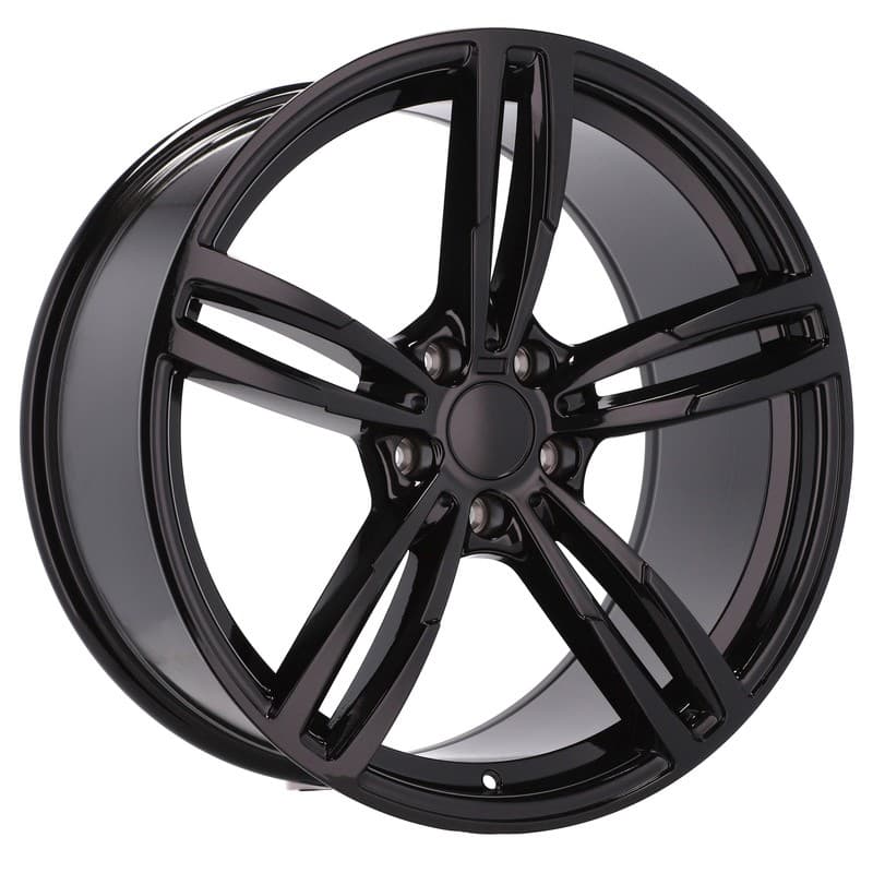 4 jantes 8.5 19 5x120 design bmw noir brillant