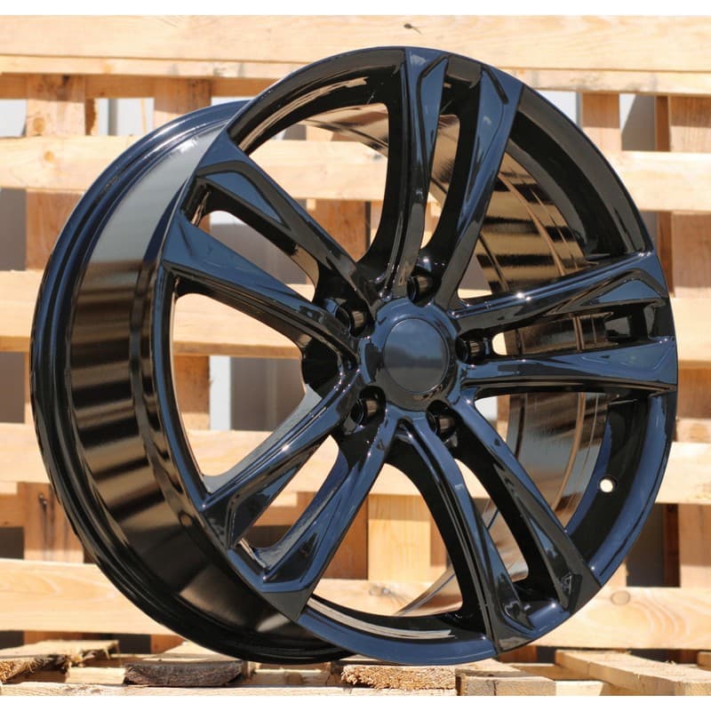 4 jantes 6.0 15 4x108 noir brillant