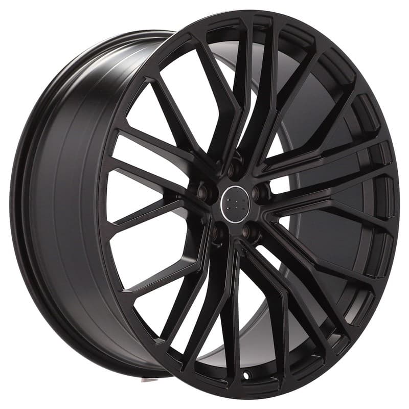 4 jantes 9.5 22 5x112 design audi noir brillant