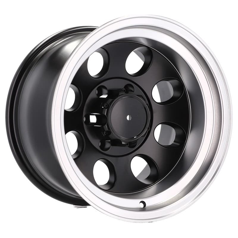 4 jantes 12.0 15 6x139.7 noir mat