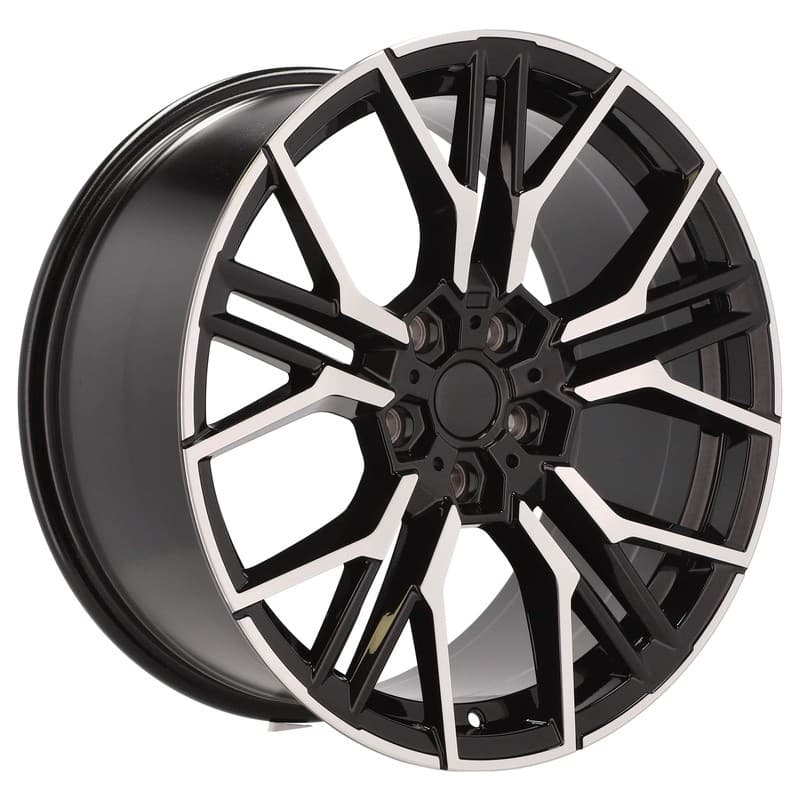 4 jantes 8.5 20 5x120 design bmw noir brillant