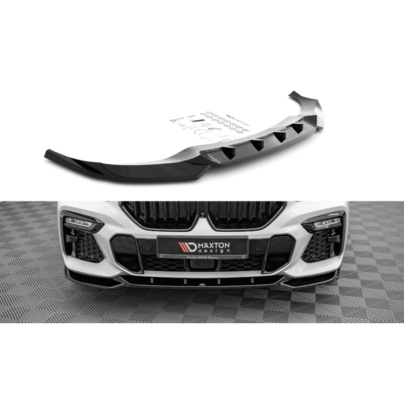 Front splitter v.1 bmw x6 m-pack g06