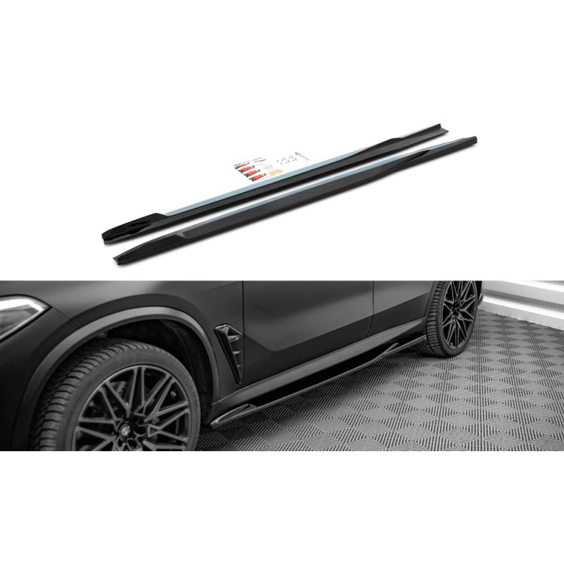 Side skirts diffusers bmw x5m f95