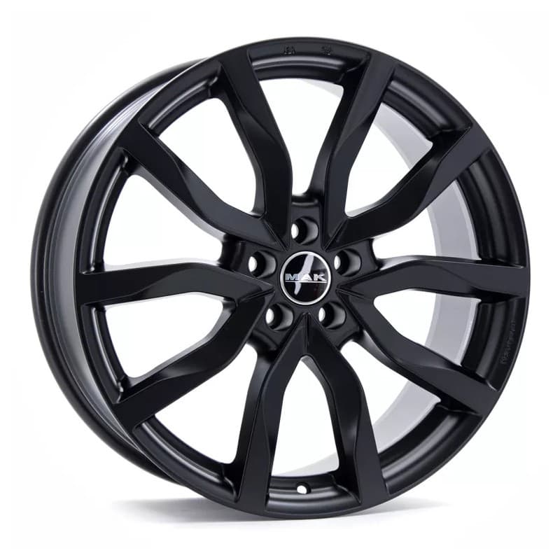 4 jantes 7.0 17 5x114.3 design noir brillant
