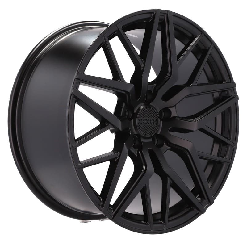 4 jantes 7.5 17 5x120 fluotournage noir brillant