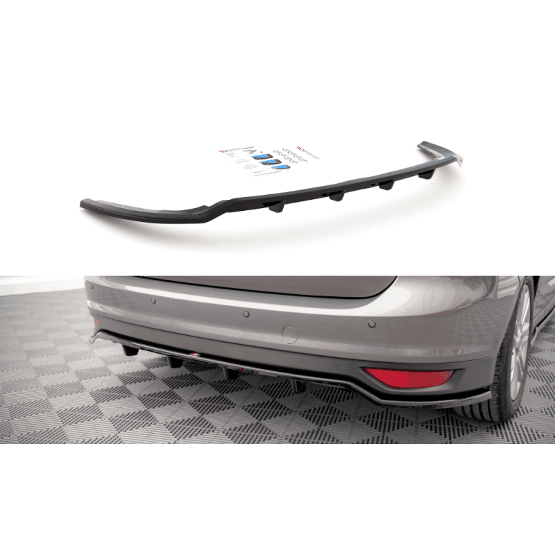 Rear splitter (with vertical bars) ford c-max mk2