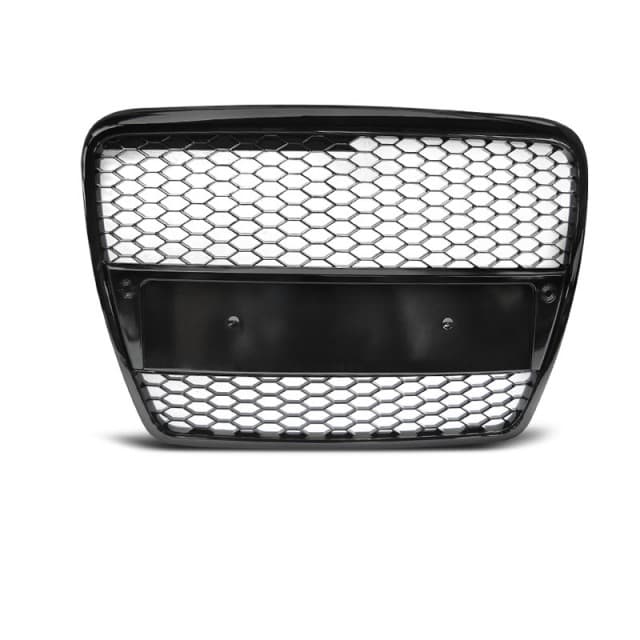 Grille sport noire brillante s'adapte à audi a6 (c6) 04.04-08