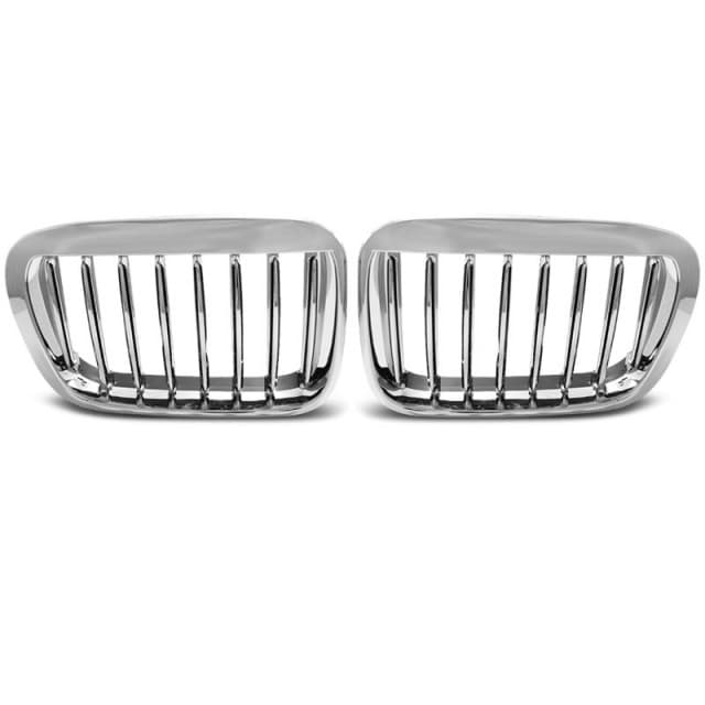 Grille chrome s'adapte à bmw e46 05.98-08.01 s/t.