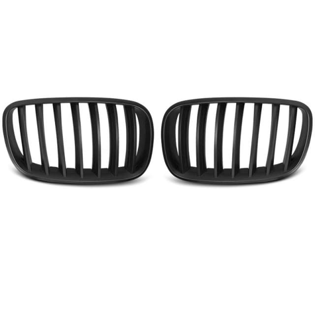 Grille noire mate convient aux bmw x5 e70 x6 e71 08-