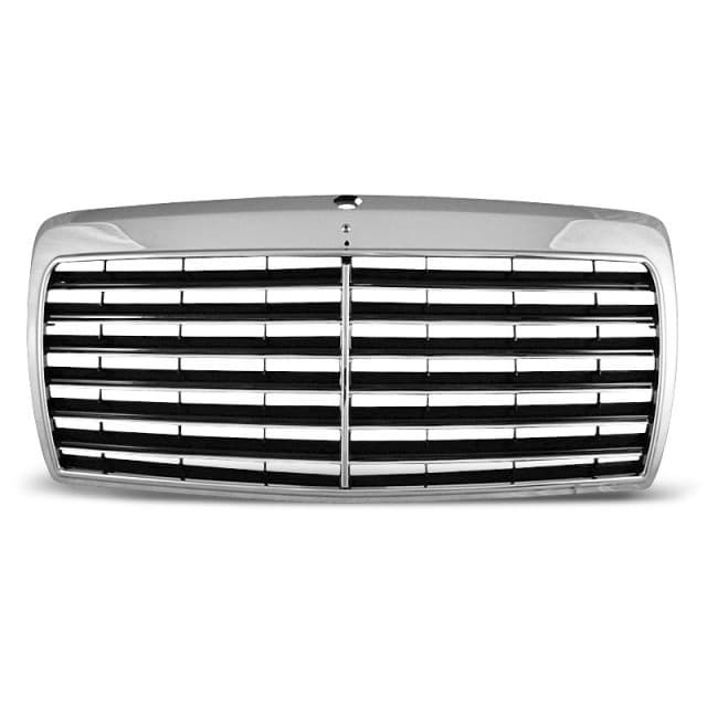 Grille chrome s'adapte à la mercedes w124 e-classe 01.85-04.93.