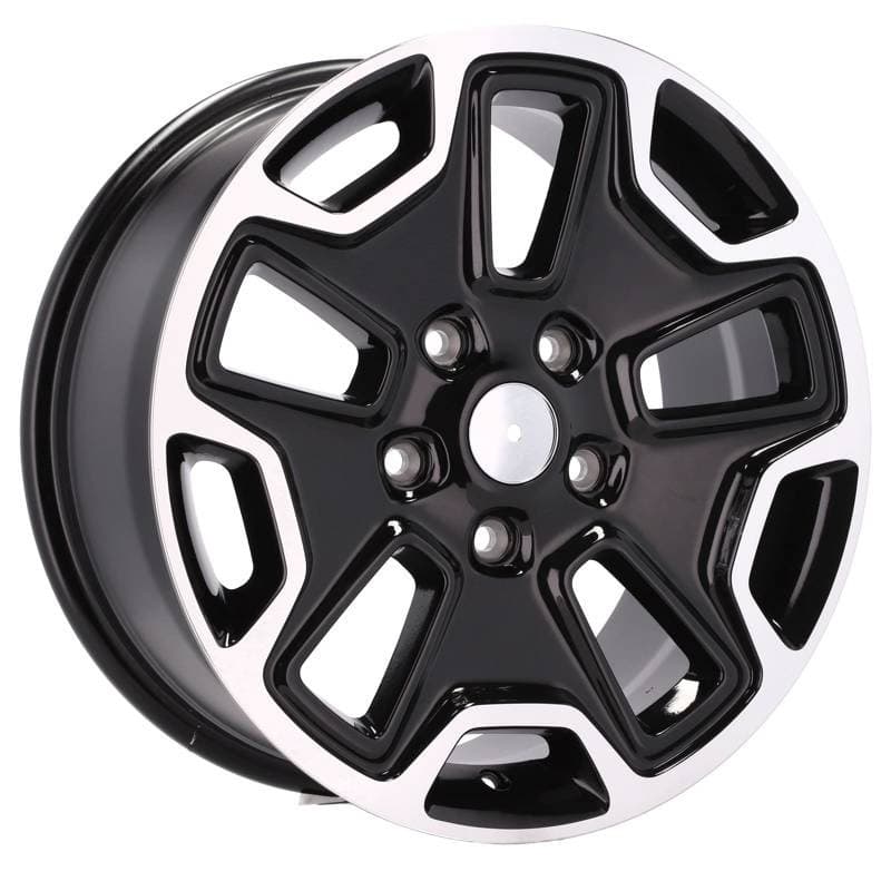 4 jantes 7.5 17 5x127 noir brillant