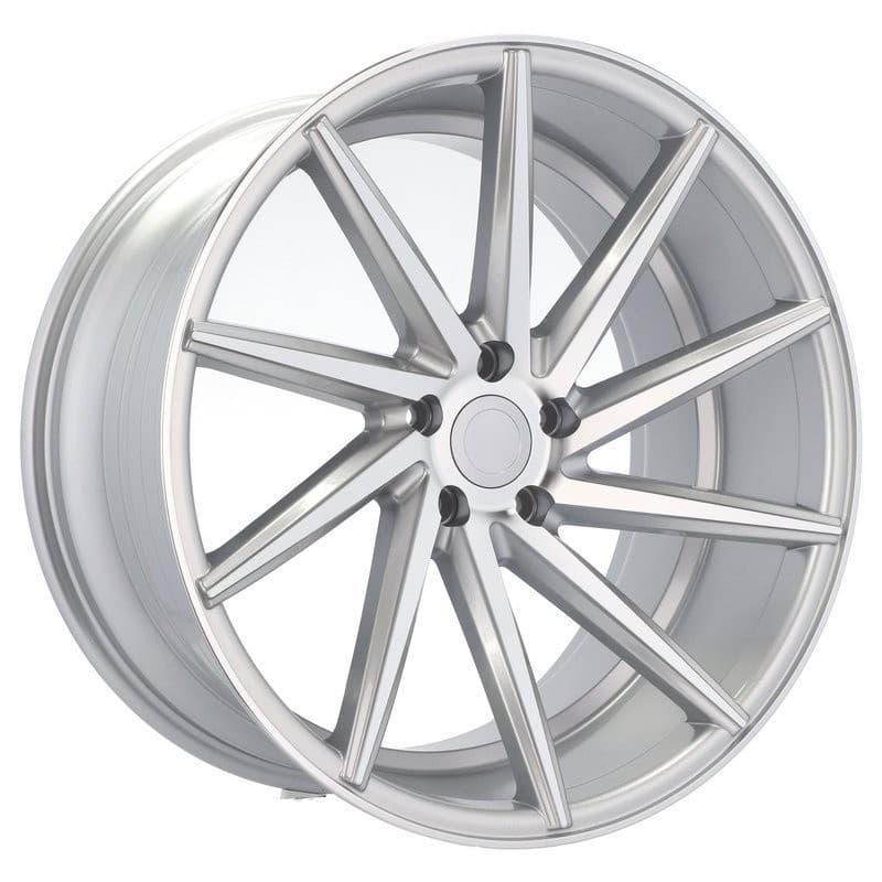 4 jantes 8.0 18 5x108 argent brillant