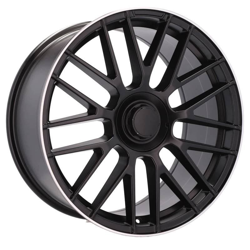 4 jantes 8.0 18 5x112 design mercedes noir mat