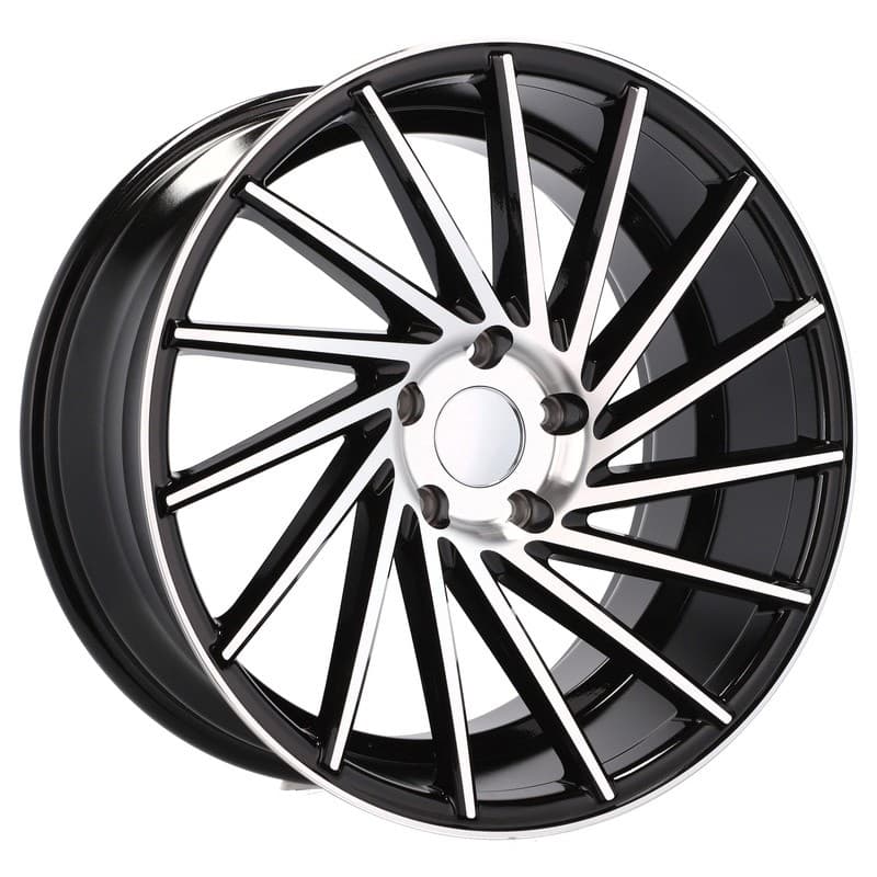 4 jantes 9.5 19 5x120 noir brillant