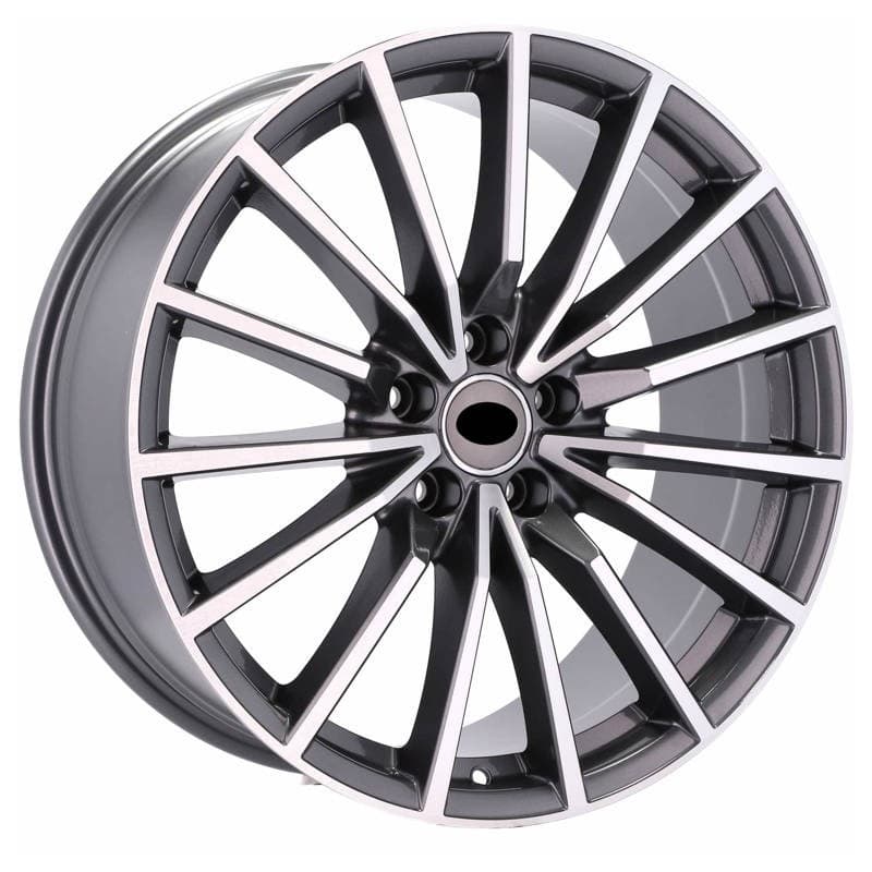 4 jantes 7.5 17 5x112 design audi gris brillant