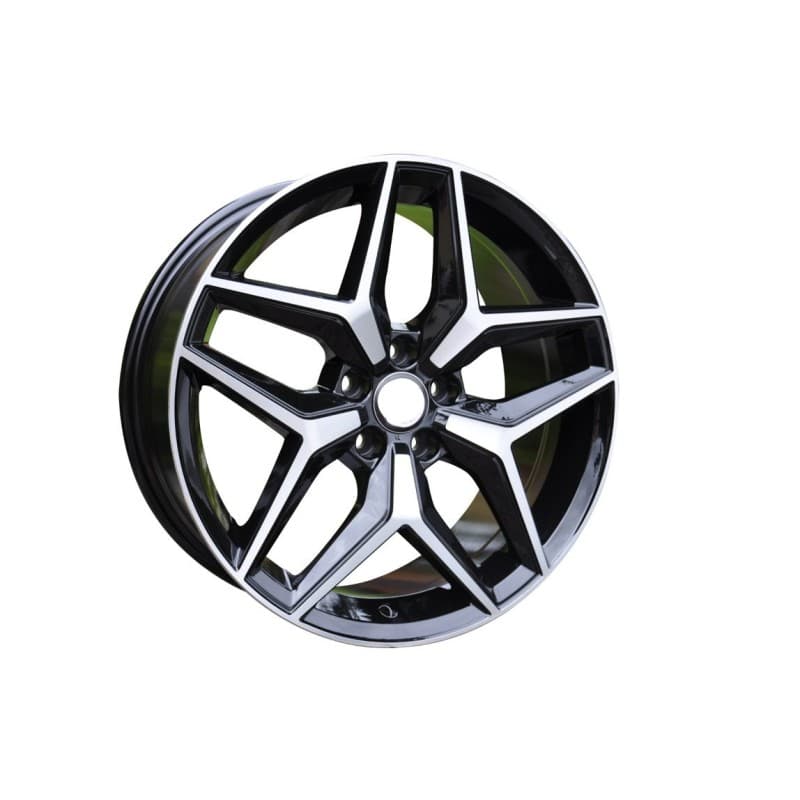 4 jantes 7.5 17 5x100 design seat noir brillant