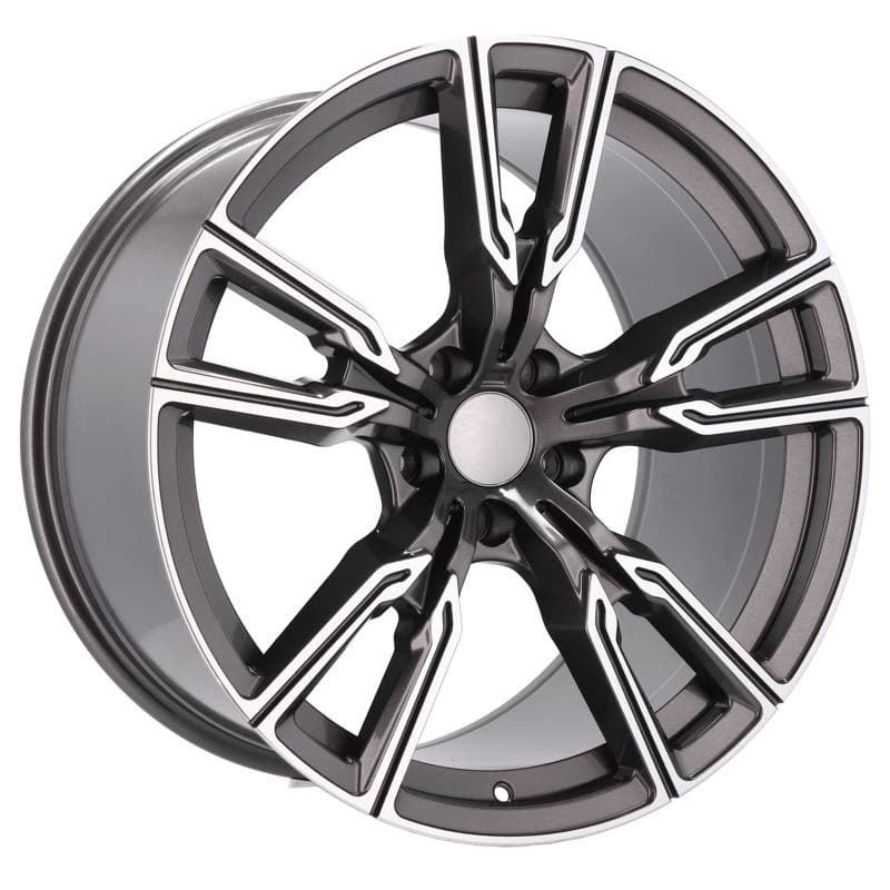 4 jantes 11.5 21 5x120 design bmw gris brillant
