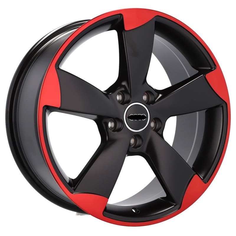 4 jantes 8.0 18 5x112 design audi brun brillant