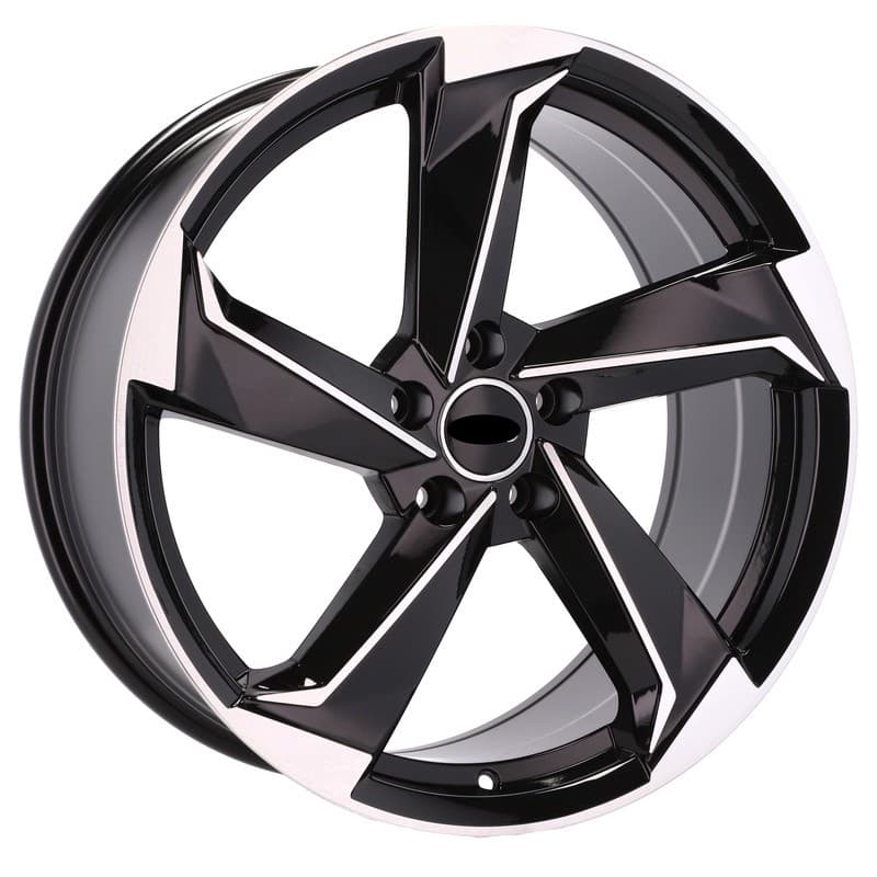 4 jantes 8.5 19 5x112 design audi noir brillant