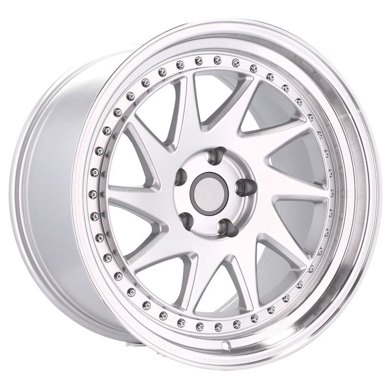 4 jantes 8.5 18 5x120 argent brillant