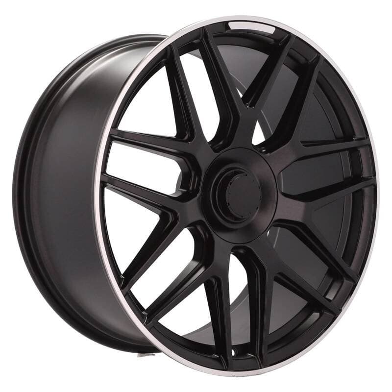 4 jantes 10.0 22 5x130 design mercedes noir mat