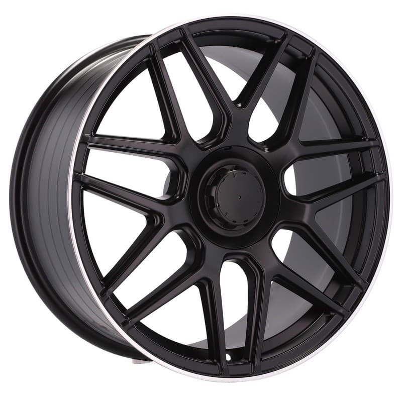 4 jantes 10.0 22 5x112 design mercedes noir mat