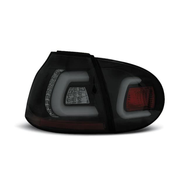 Feux arrière à barre led noir fumé s'adaptent au vw golf 5 10.03-09