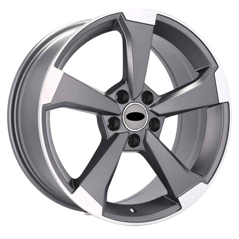 4 jantes 8.0 18 5x112 design audi gris mat