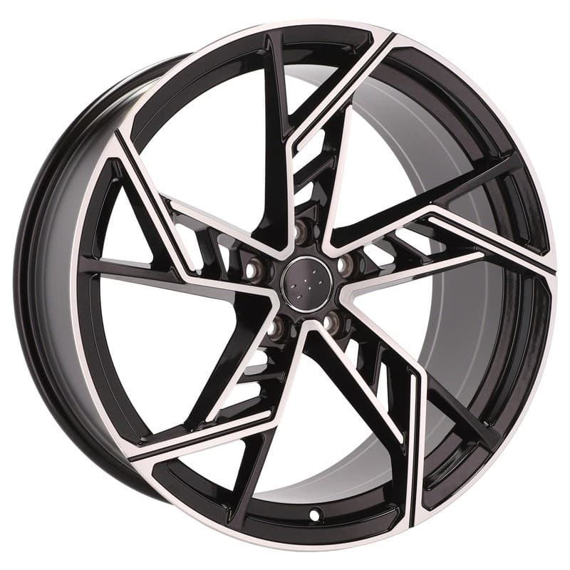 4 jantes 8.5 19 5x112 design audi noir brillant