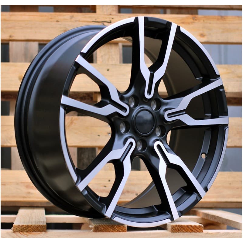 4 jantes 7.5 18 5x112 design bmw noir mat