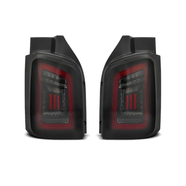 Feux arrière à barre led noir fumé rouge s'adaptent au vw t5 04.03-09 / 10-15
