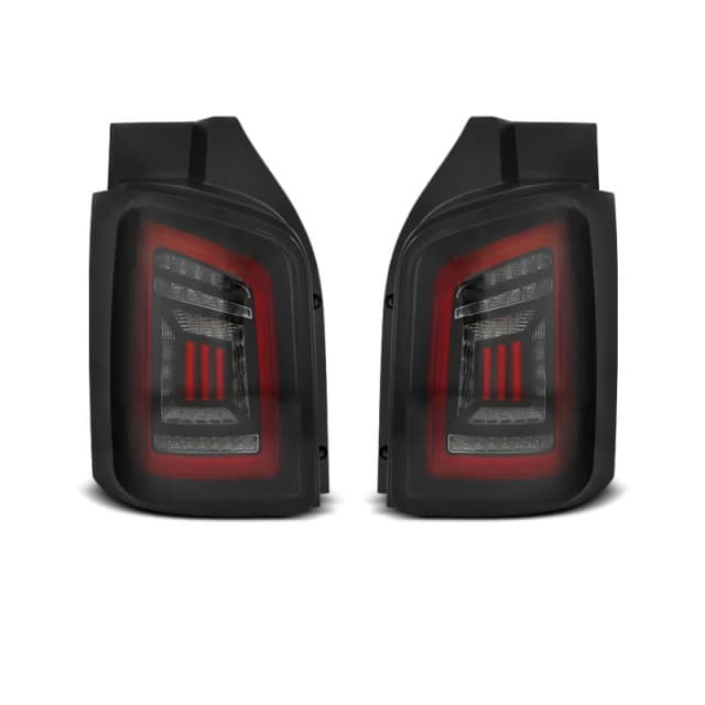 Feux arrière à barre led noir fumé rouge s'adaptent au vw t5 04.03-09 / 10-15 transporter